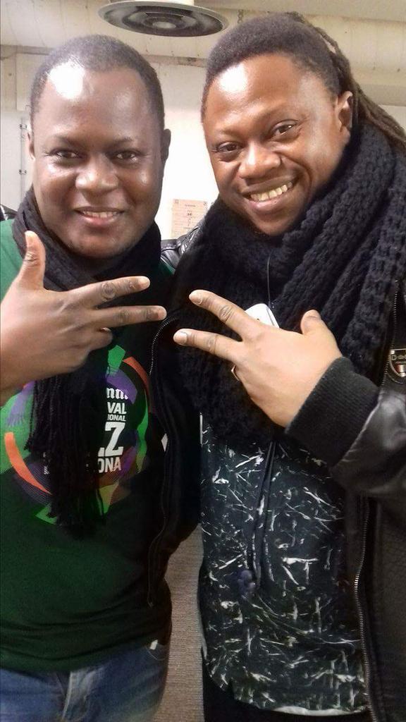 Avec mon frère Sekou Bah un grand bassiste Malien