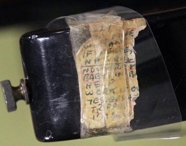 John Lennon kept the set list from The Beatles gigs taped to his famous Rickenbacker guitar