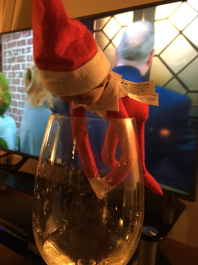 jules_mahon's tweet photo. We have a new member of the family and he's fitting in quite nicely #elfonashelfgonebad https://t.co/dw0dFEIBkM