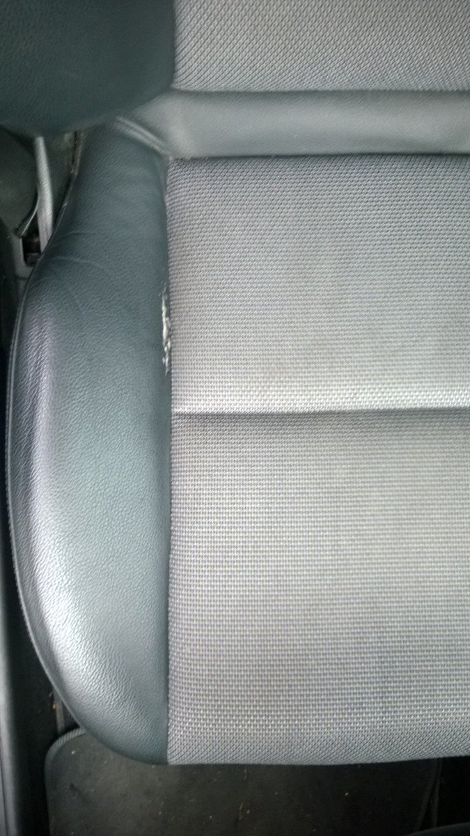 interiorrepair's tweet photo. Mercedes C-class seat before and after... https://t.co/caoWk2YYMV