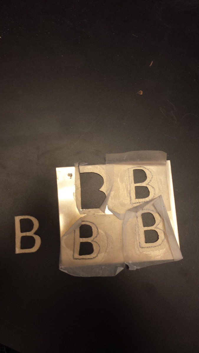MBVS_0's tweet photo. In the process of making a @breakingbenj logo pendant https://t.co/jcJKsO6ord