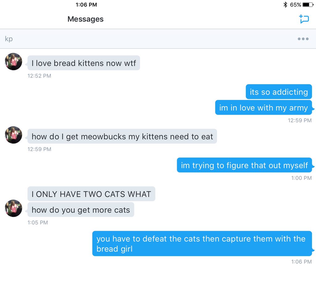 SliwaTaylor's tweet photo. @KatePollina #breadkittens https://t.co/VCQAy5ICpc