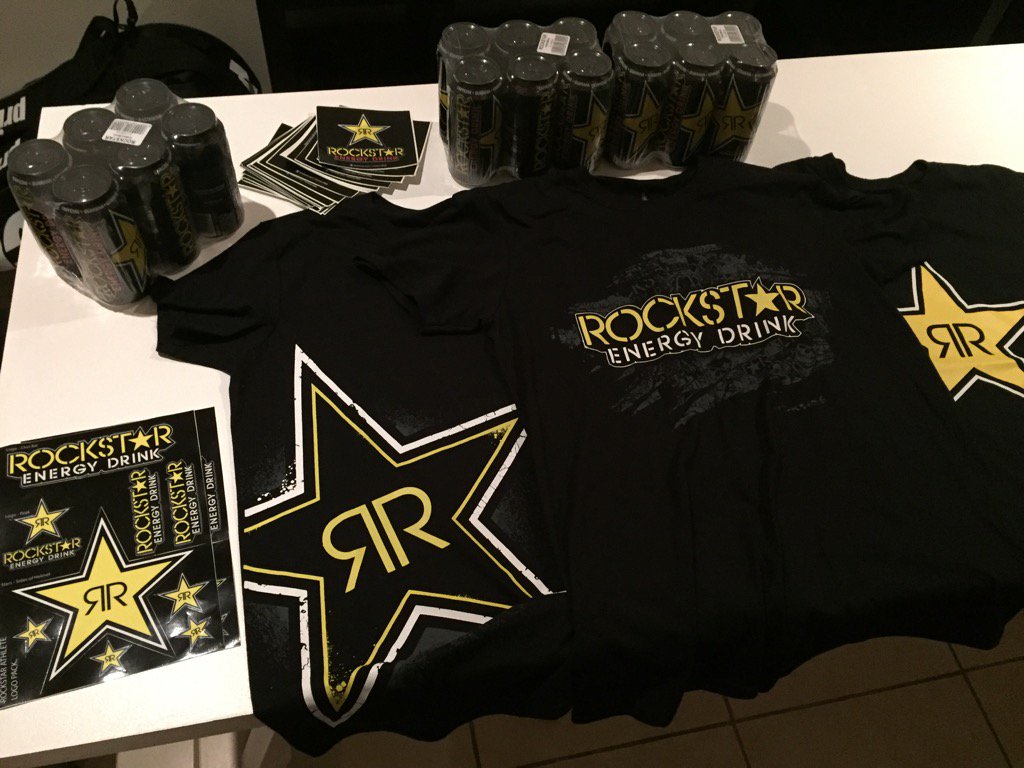 Too stoked with my early prezzie from Rockstar Energy. Such awesome stuff! <a href="/RockstarRSA/">RockstarEnergyRSA</a>