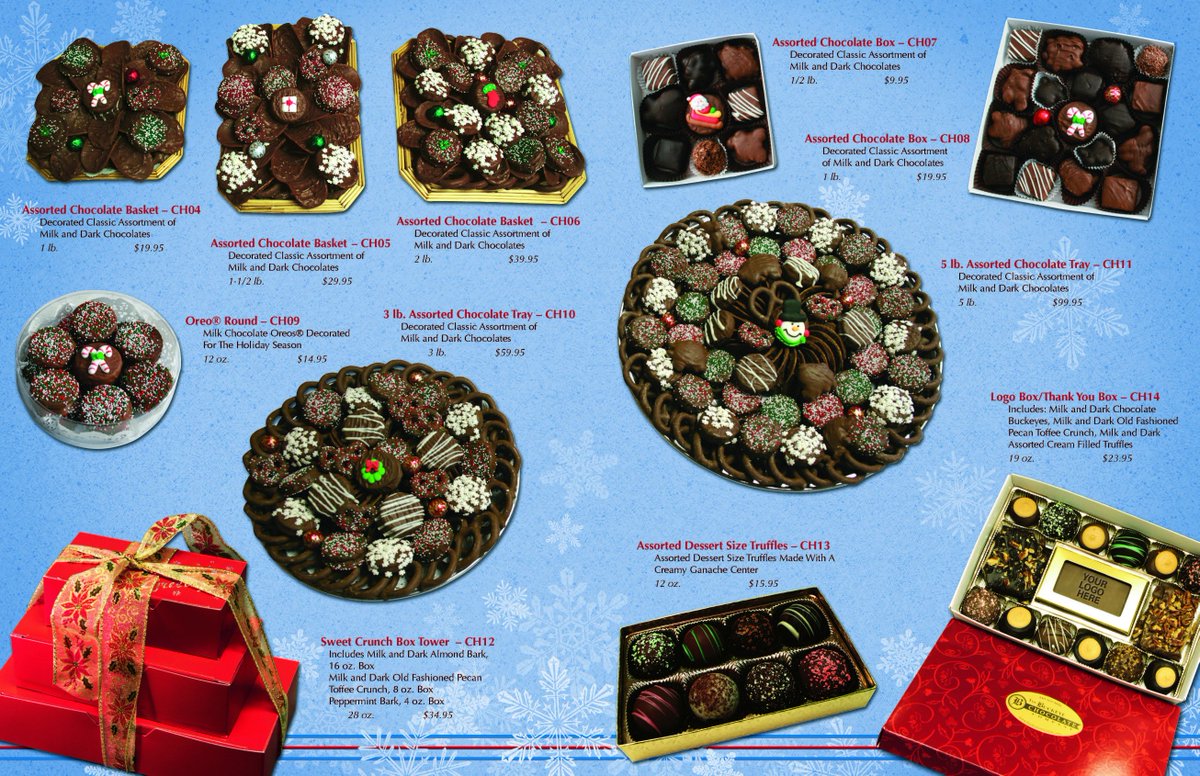 buckeyechoc's tweet photo. Great gift ideas for everyone on your list! Order online https://t.co/rfn7gpDV7R #chocolate #ChocolateLoversClub https://t.co/8wIdd68gsV