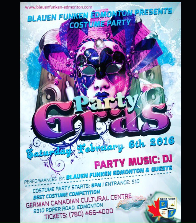 Join us in February for a awesome costume party