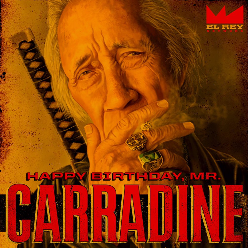David Carradine would\ve been 79 today. Happy birthday, Bill. 