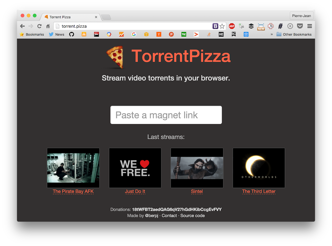 berpj's tweet photo. Stream video torrents directly in your browser: https://t.co/wnX9IzWak9 (code: https://t.co/tCBTkDj1qF) #webtorrent https://t.co/tTPhXPUses