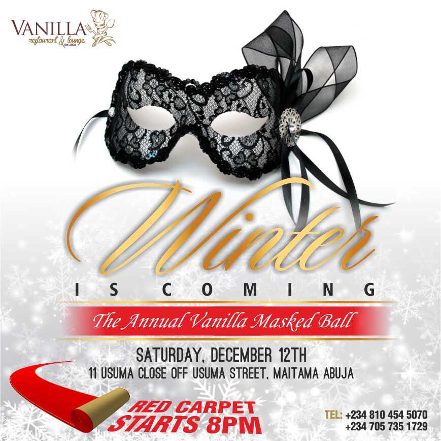 Vanilla_abuja's tweet photo. The last party on the calendar. Get your invitations when you visit VANILLA https://t.co/HDX1u009kQ