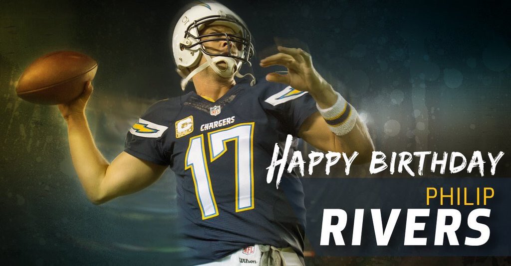 REmessage to wish Philip Rivers a happy birthday, remember to vote for him to go the pro bowl !!  