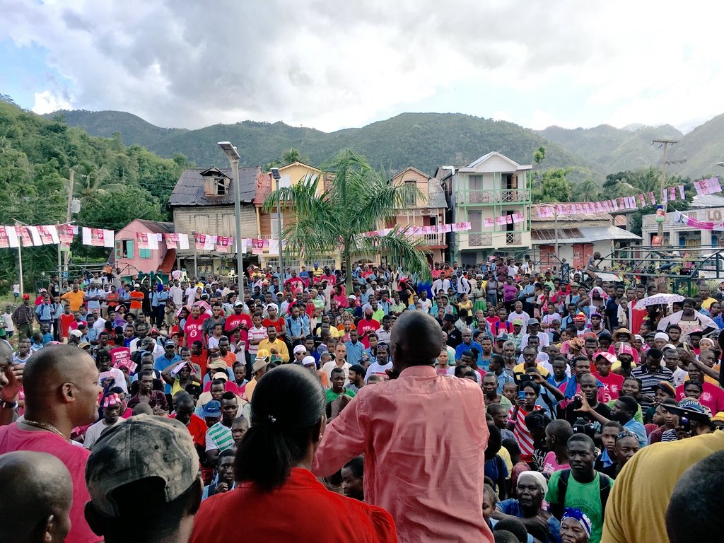 diegogouin's tweet photo. Men kijan Baradè kanpe anba lapli a. Pou premye tou a @moisejovenel te fini an 1er pozisyon nan zòn sa. https://t.co/FMfxJk8xbY