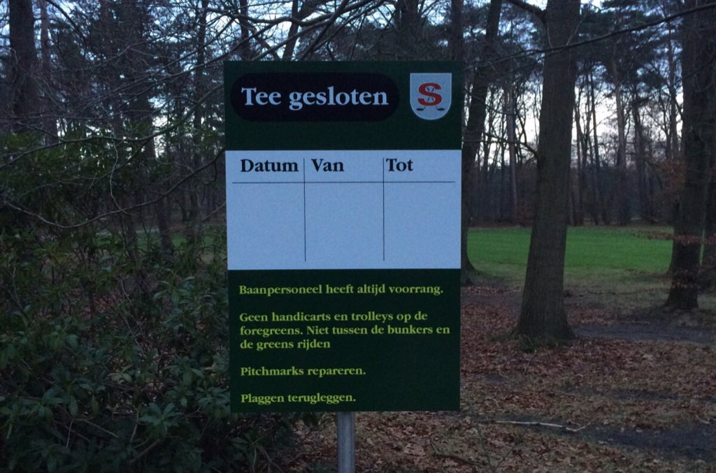 Duidelijke informatie geeft minimale irritatie #golfplezier <a href="/Sallandsche/">Sallandsche Golfclub</a> <a href="/sallandgreenk/">Greenk Sallandsche</a> @enk_groenengolf