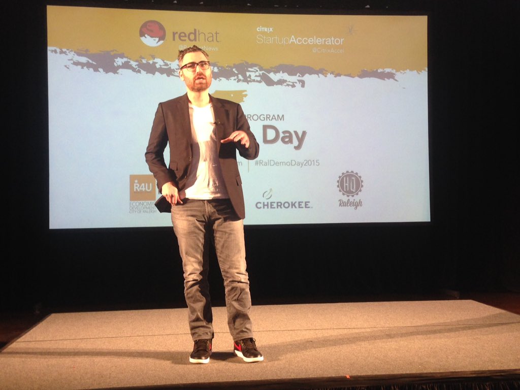 ThinkHouseNC's tweet image. Our Co-Founder @jesselipson speaking at #RalDemoDay2015 @citrixaccel