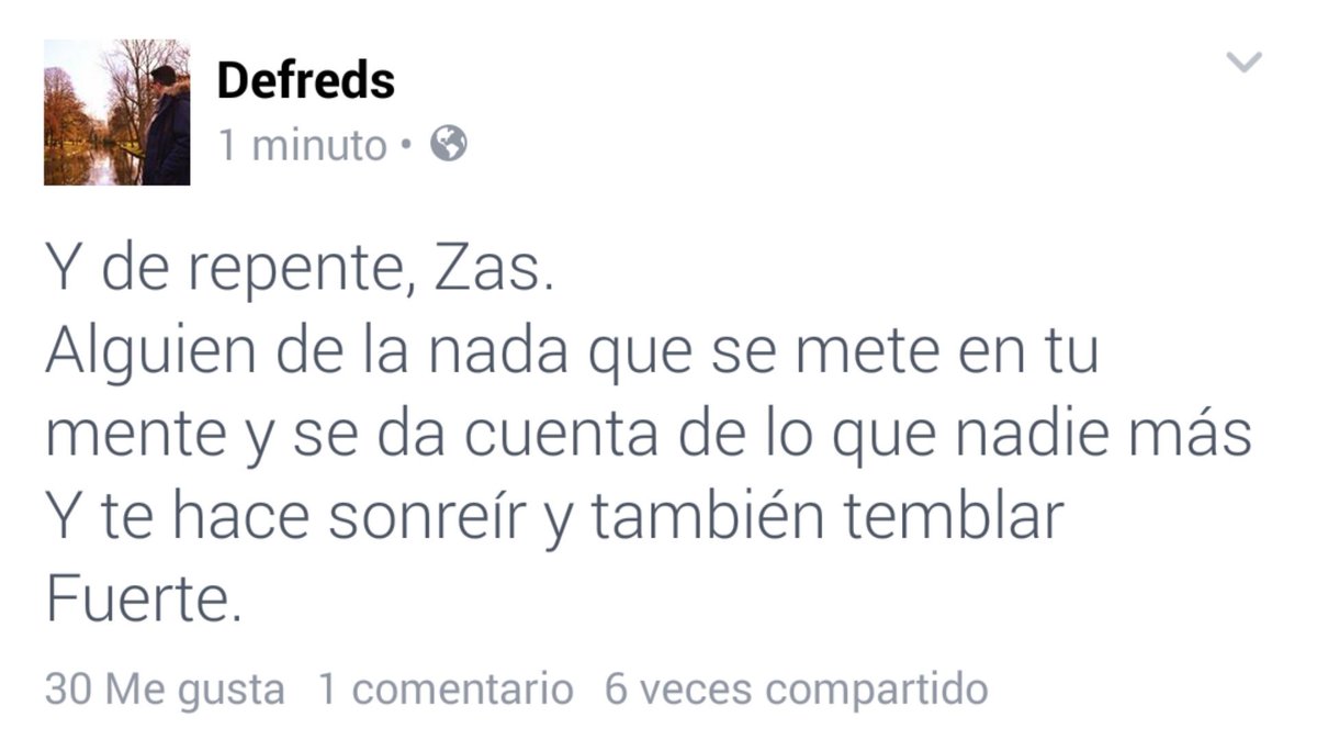 Defreds's tweet photo. Y de repente... https://t.co/IQWgqlv2PD
