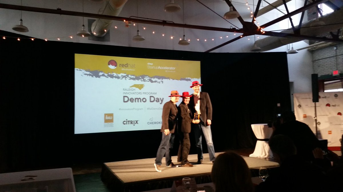 jhibbets's tweet image. Love the final touches from @RedHatNews  team Collider #RalDemoDay2015 #InnovatorsProgram