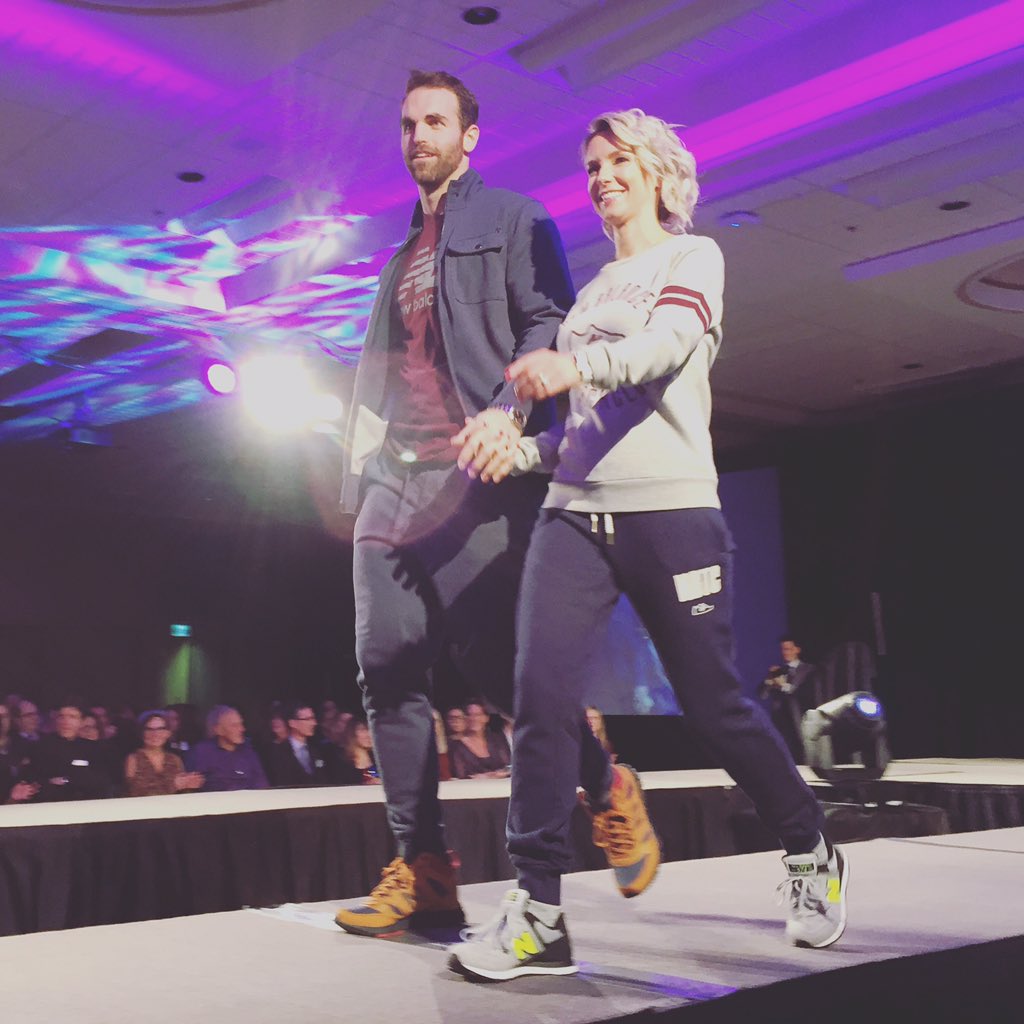 NHLPA on Twitter ".aladd16 and Brandy Ladd in NewBalanceCan 