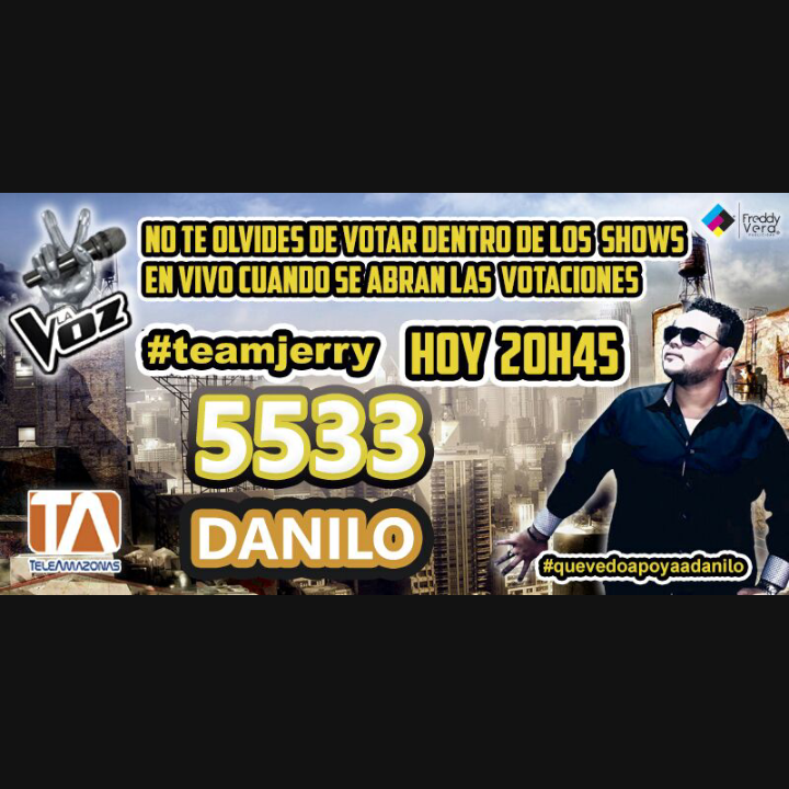 JohnSalcedoC's tweet photo. Quevedo por Quevedo!! Todos juntos a Danilo!! https://t.co/xqcb1TxcQx