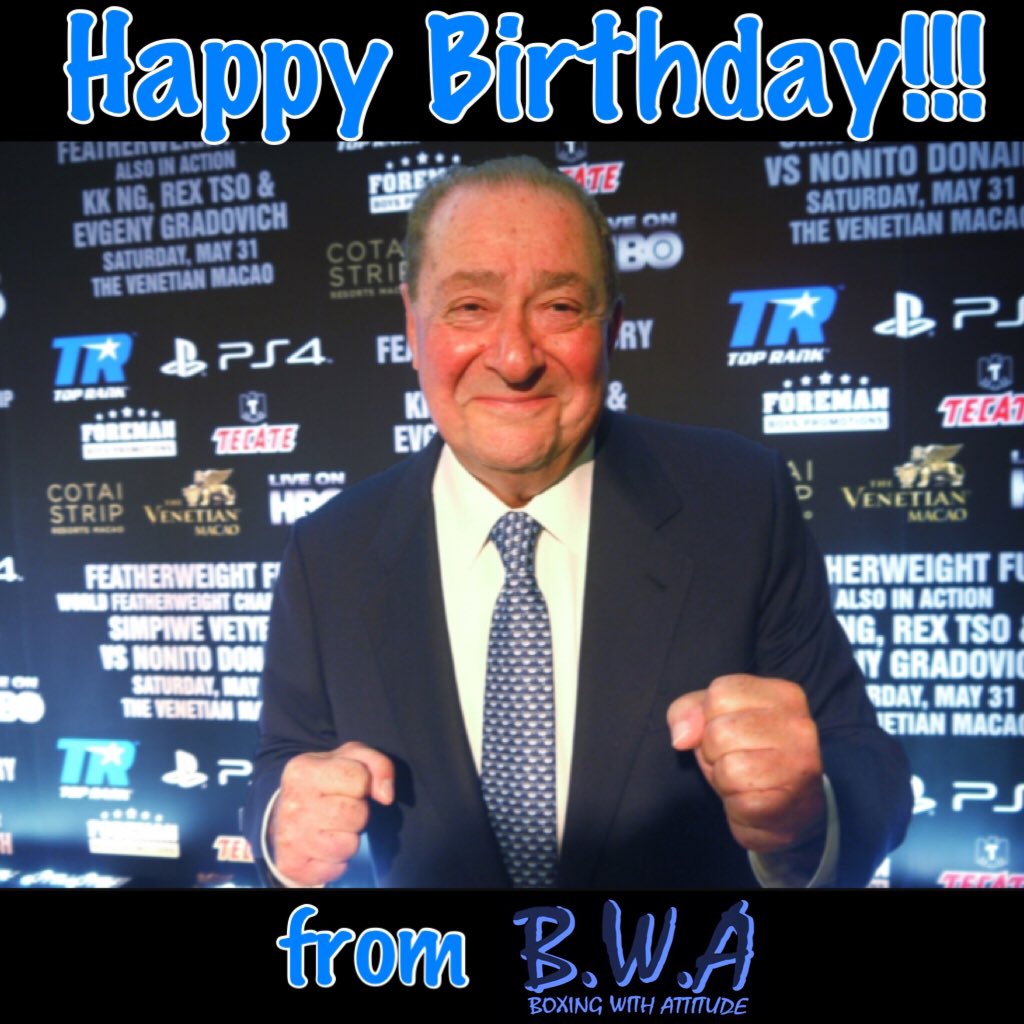 Happy Birthday to founder & CEO of , BOB ARUM!!! 