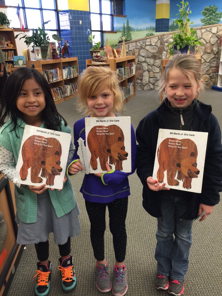 ladybugvii's tweet photo. Oh yeah! We have a book club in 1st grade because we are cool like that! 😉 #hbisd #brownbear #firstgrade https://t.co/sHY3KdQ8z3