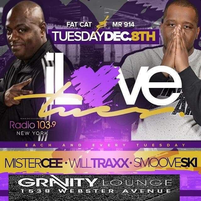 GRAVITY LOUNGE RIGHT NOW I LUV TUESDAY WEBSTER N CLAREMONT HOSTED BY WILLTRAXX THE VOICE OF ALL CITIES