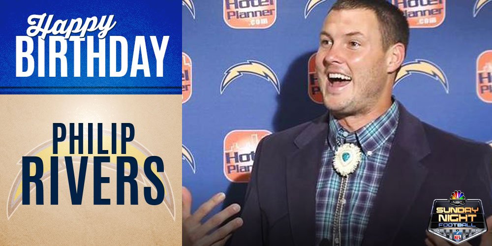 Happy birthday, Philip Rivers! 