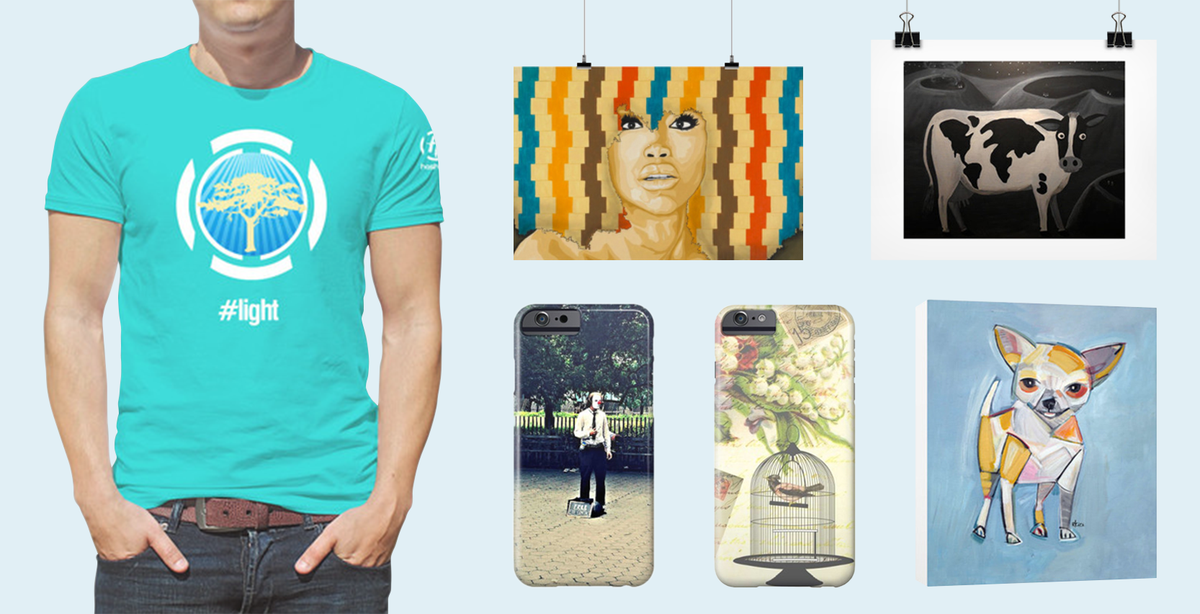 PrintifyApp's tweet photo. We reveal one #artwork by Printify users daily. Can you guess what these #artists stand for? https://t.co/CGPpbWMlu5 https://t.co/V4aaRK0n0x
