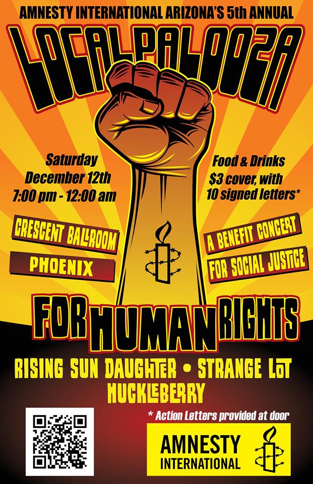 Huckleberryband's tweet photo. Join us this Saturday for the 2015 #LOCALPALOOZA concert for #humanrights hosted by @AITempeAZ at @CrescentPHX! https://t.co/bGiHytyqNZ