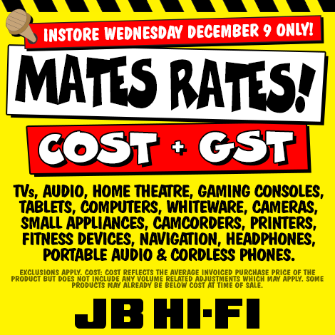 You don't want to miss this sale today only <a href="/JBHiFiNZ/">JB Hi-Fi NZ</a> - Buy now for Xmas! jbhifi.co.nz/mates-rates-sa…
