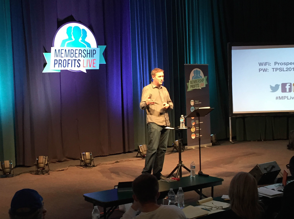 wishlistproduct's tweet photo. Such a strong, final presenter on Day 3 of #MembershipProfitsLive ... @davidvmc @wpengine #WordPress #WebHosting https://t.co/aCSdQveWvM