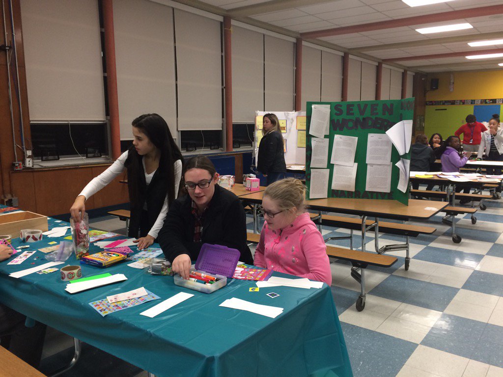 Park View ELA/Pizza Night. Great student work on display!!!!