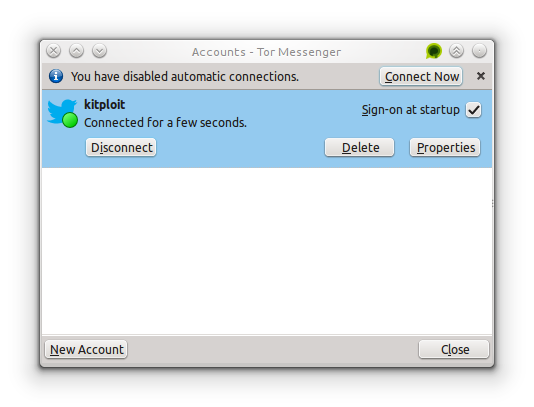 KitPloit's tweet image. Tor Messenger - Chat over Tor, Easily goo.gl/EvG1e5 #Anonymizing #ChatClient #Linux