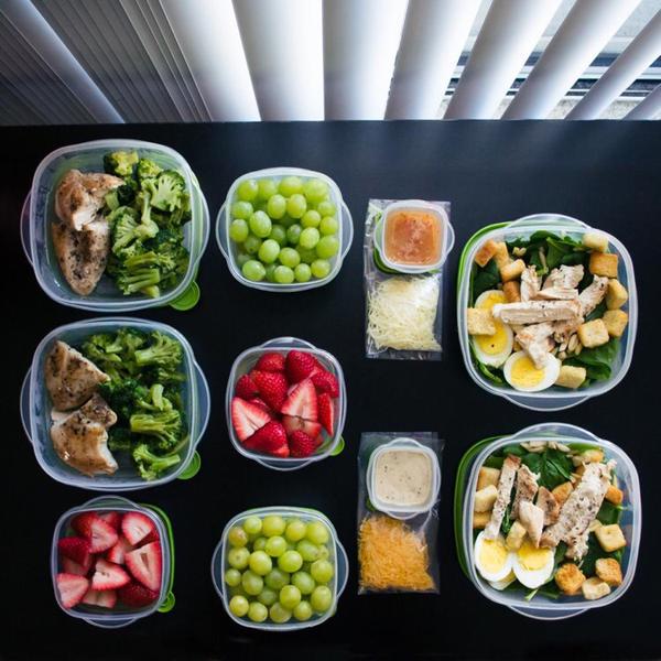 EXERClSES's tweet image. Meal prep is so satisfying 💪