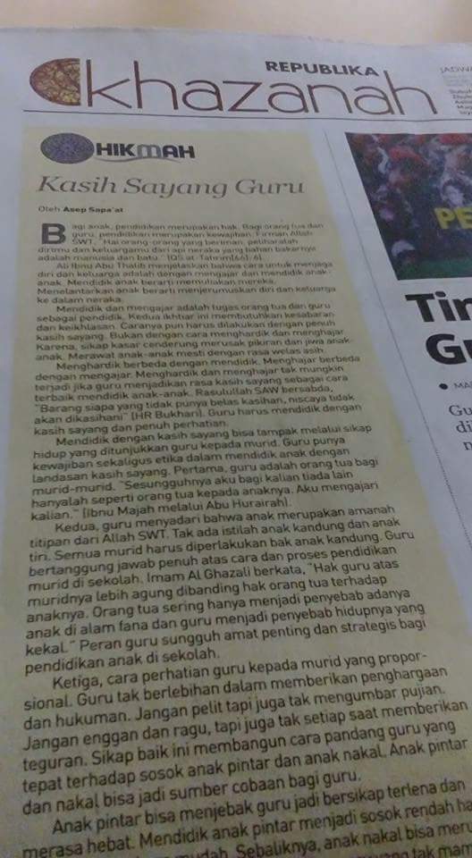 Kasih Sayang Guru | HIKMAH Republika m.republika.co.id/berita/dunia-i… <a href="/ErieSudewoID/">Erie Sudewo</a> <a href="/jayteroris/">ZainalAbidin</a> <a href="/SGIDompetDhuafa/">SekolahGuruIndonesia</a> <a href="/JalanIslam/">Dunia Islam</a>
