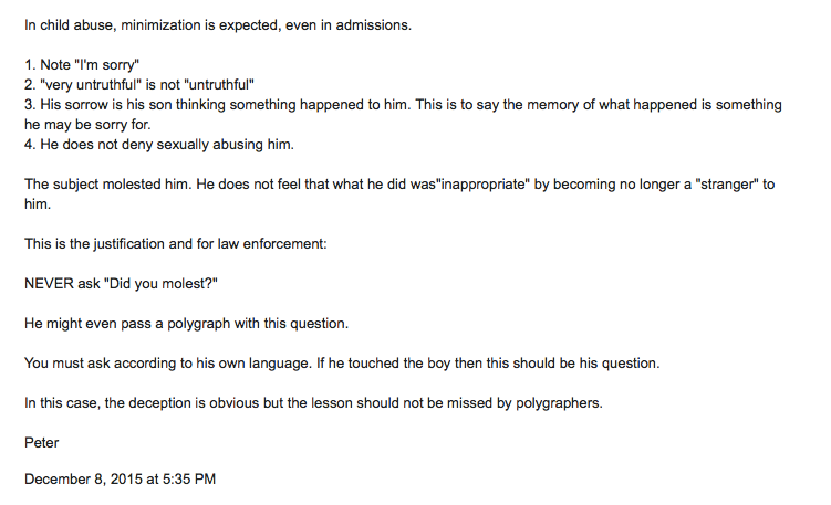 kimfrank's tweet image. I sent #statementanalysis expert an excerpt from #GregKelley interview. #FightforGK hyattanalysis.com/home.html