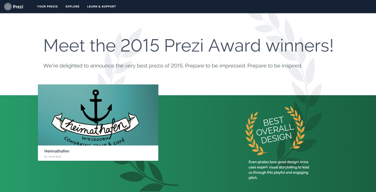 We've got the 2015 #Prezi Award Winners: prezi.com/awards/ #GetInspired!