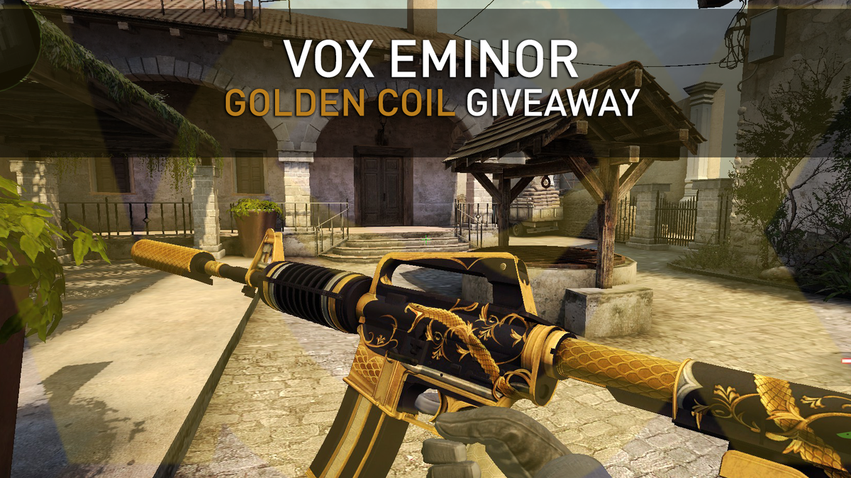 voxeminor's tweet photo. We are doing a M4A1-S Golden Coil giveaway on our Facebook! https://t.co/M1czsBwrlJ https://t.co/SlkPCqpxOC