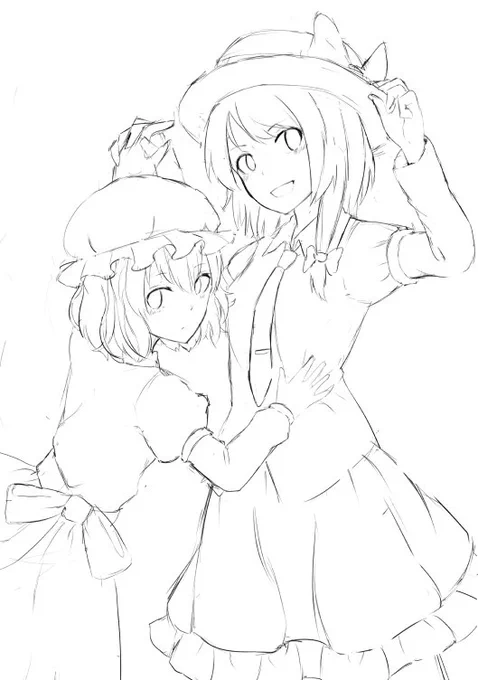 蓮メリ描いてます 