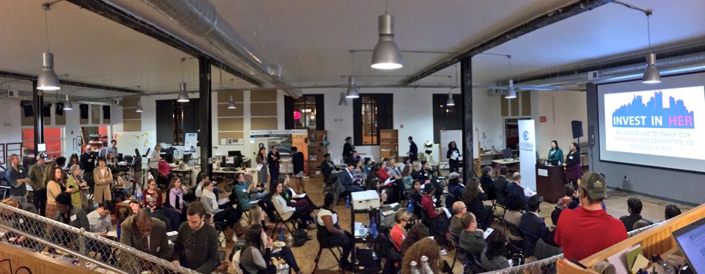 iwpgh's tweet image. Packed house tonight for @InvestInHer pitch competition @AlphaLabGear.