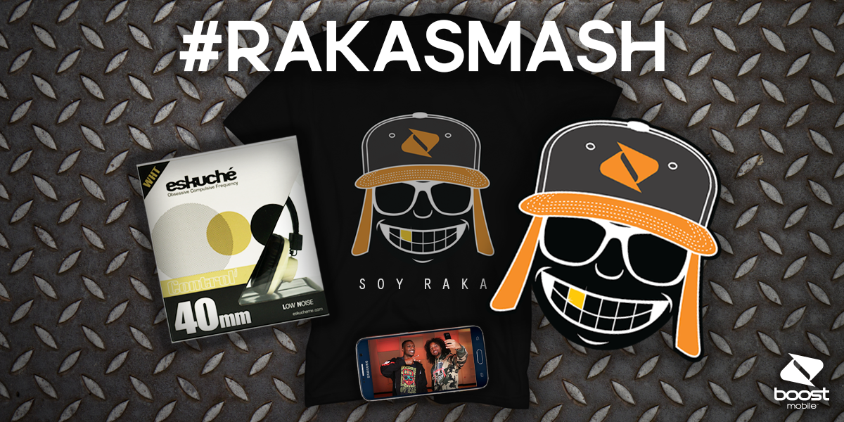 BoostLatino's tweet photo. Esto puede ser tuyo. Ve a #Dubsmash, haz tu Raka Smash y compártelo con #contest #RakaSmash https://t.co/PwMlrmKXM4 https://t.co/UKYFTLUih4