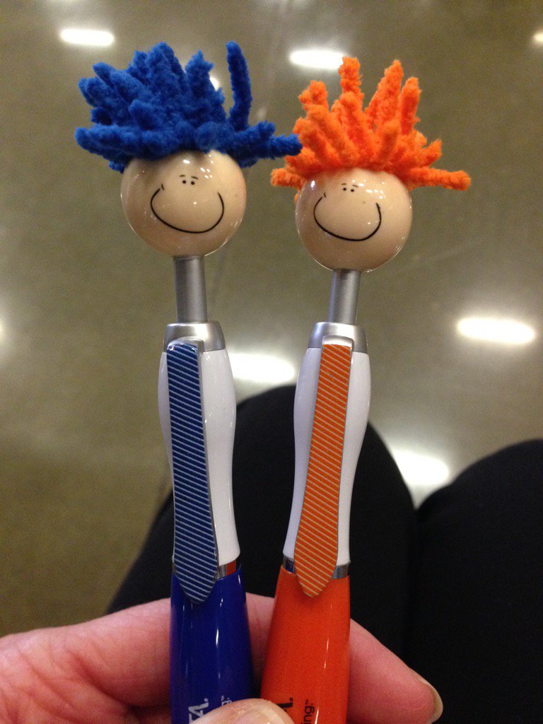 It's a pen/stylus/phone screen cleaner! So cute! #DDSUM15 #Teradata