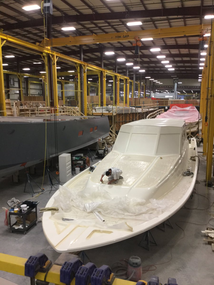 Sabreyachts's tweet photo. Check out this #Sabre66 #Dirgo #madeinmaine #craftsmanship https://t.co/GdQtGVlmwb