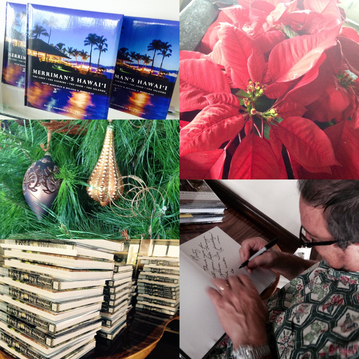 Stoked to be signing and sending off all pre ordered cookbooks today #MerrimansHawaii