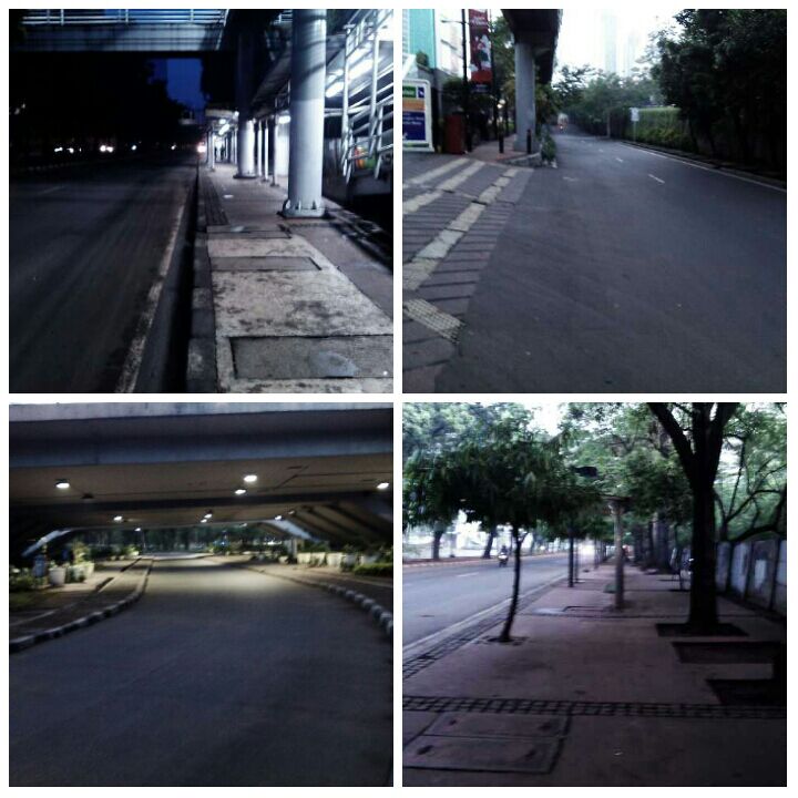 Kondisi Jl. Sultan Agung dan Saharjo setelah kegiatan penyapuan pagi. Rabu 09.12.15