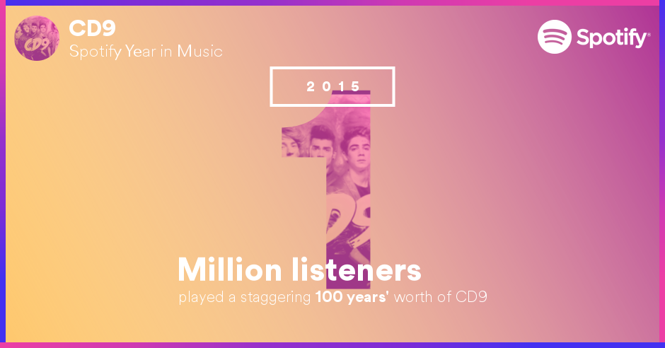 CD9's tweet photo. ¡Éste es nuestro #YearInMusic en @SpotifyMexico​! ¿Cuál será tu #Spotify2015? Da click acá https://t.co/4DPr3KAOnA https://t.co/Gxvia6pKSX