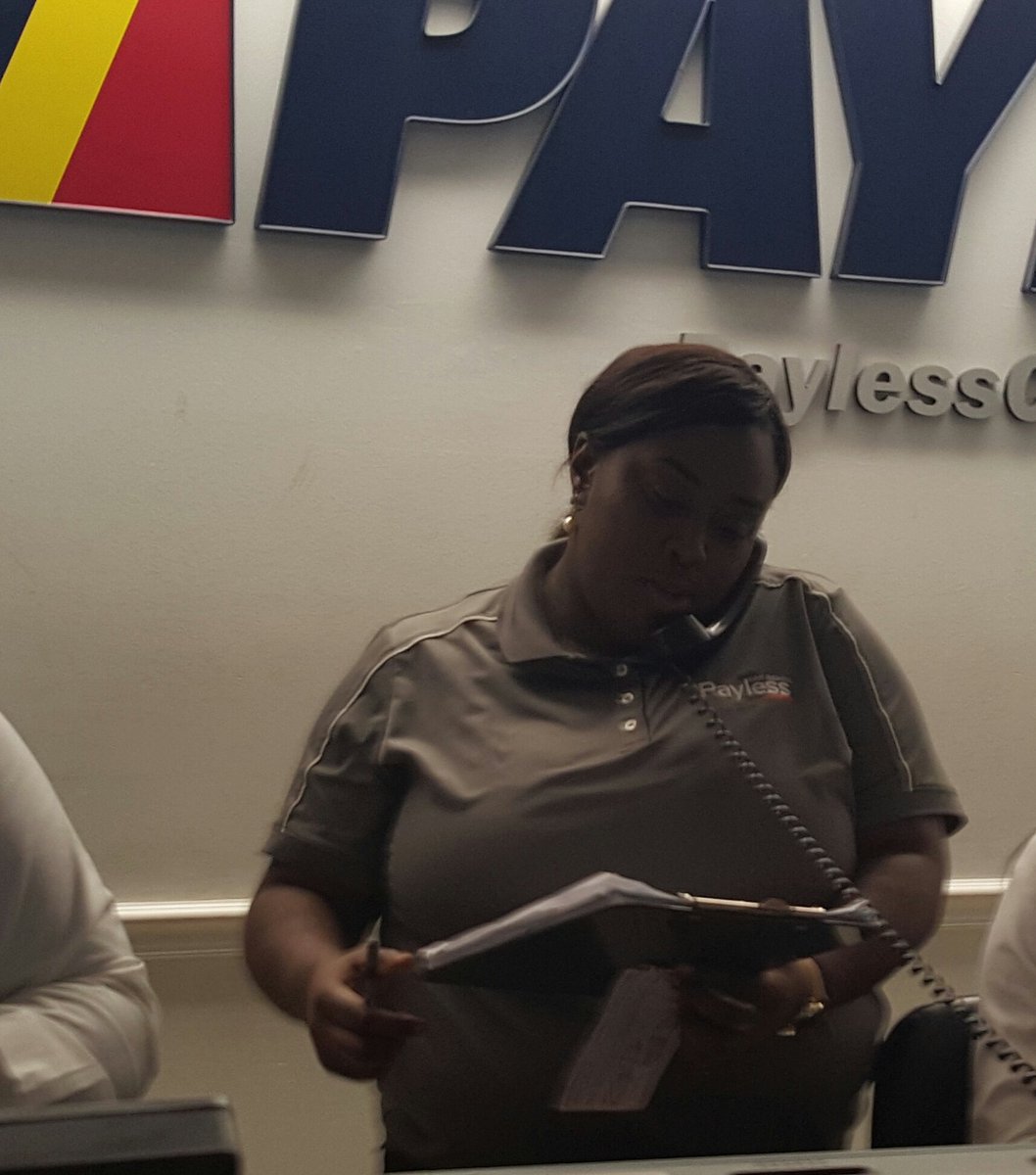 gillette33071's tweet photo. @PaylessCar..supervisor Jessica. Pursued me in parking lot and threatened to use my personal information to sue me!! https://t.co/hgdhuDGbHU