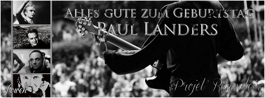 Happy Birthday Paul Landers! Thanks to all the fans who took part in this video! 