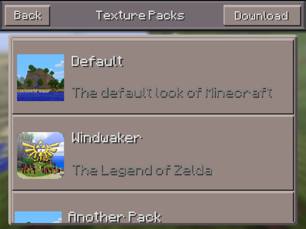 MCPE_News's tweet photo. MCPE CONCEPT: How many of you would like Texture packs added to Minecraft Pocket Edition?

RT if you would! https://t.co/gy6IqlYTWZ
