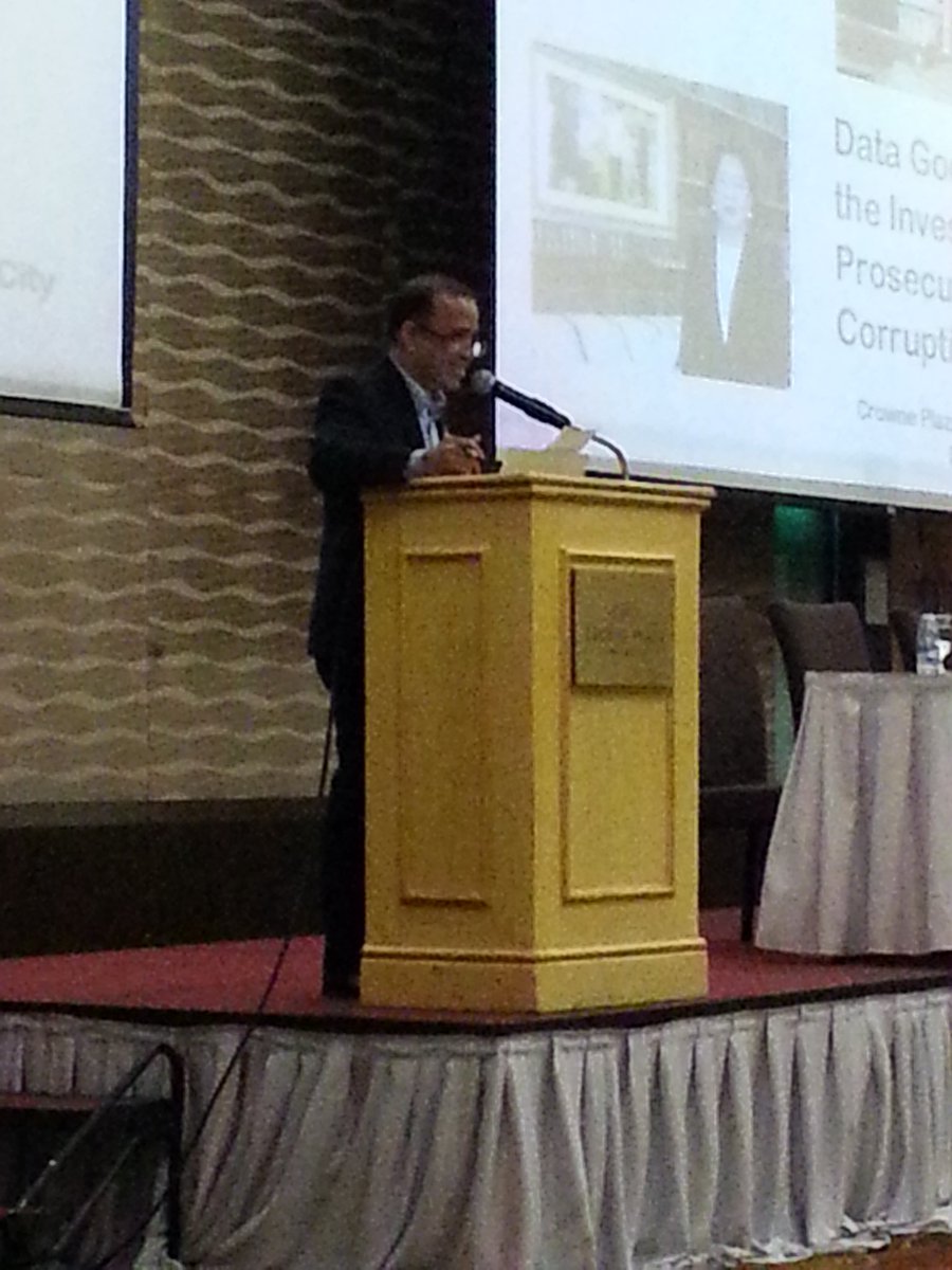 PCIJdotOrg's tweet image. Deputy Ombudsman for Luzon Gerard Mosquera discusses data good, bad in prosecution of graft cases. #DataSummitPH