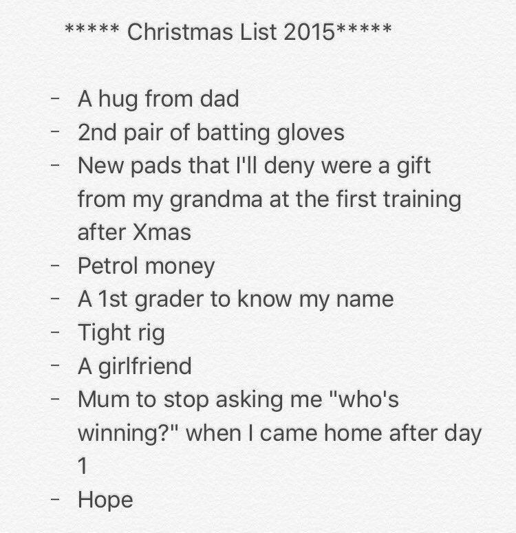 gradecricketer's tweet photo. If you don't get my book for Christmas, hopefully you'll get a few of these similar items instead https://t.co/WRj4YjGd2X