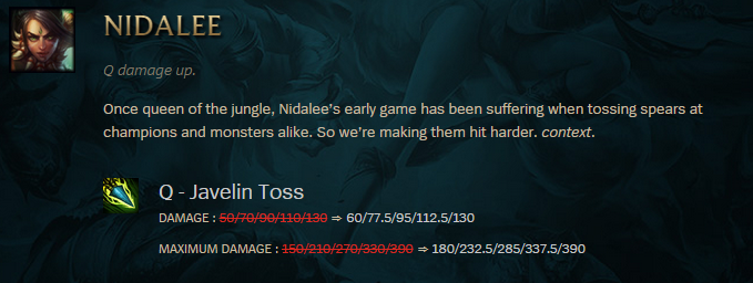 Santorin's tweet image. Oh man, the Nidalee buffs! I cant wait to abuse those :P