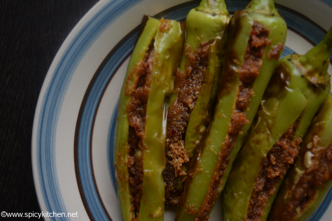 KitchenSpicy's tweet photo. Andhra Style Stuffed Mirch | Stuffed Chilli
https://t.co/PIhNM0wNrt
#recipeoftheday #stuffedchilli https://t.co/yjRrDJELeH